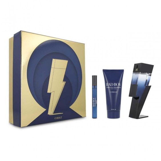 Carolina Herrera Bad Boy Cobalt Set Men