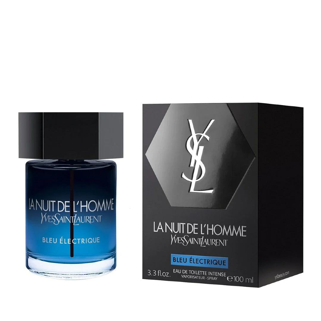 Yves Saint Laurent La Nuit De L'Homme Bleu Electrique Men Edt Intense